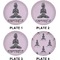 Lotus Pose Set of Lunch / Dinner Plates (Approval)