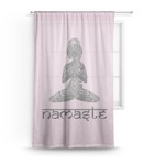 Lotus Pose Sheer Curtains (Personalized)