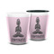Lotus Pose Ceramic Shot Glass - 1.5 oz