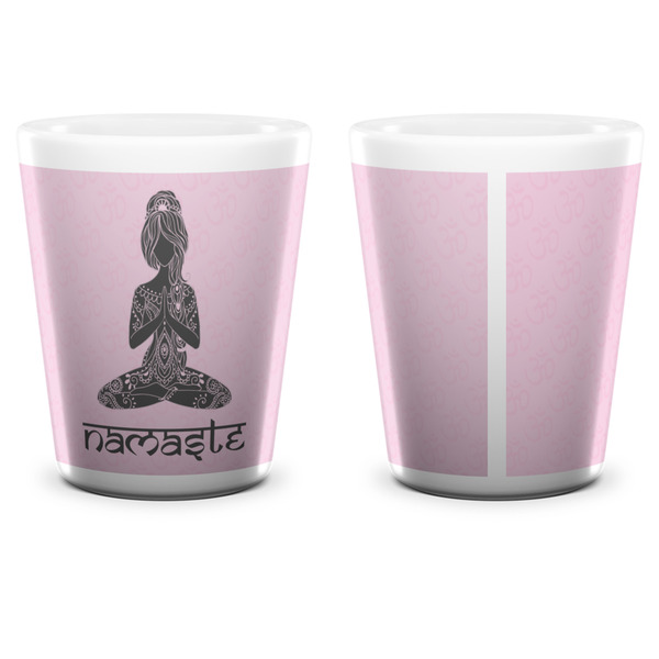 Lotus Pose Shot Glass - White - APPROVAL