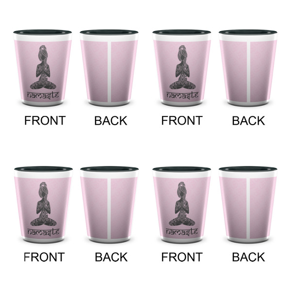 Lotus Pose Shot Glassess - Two Tone - Set of 4 - APPROVAL