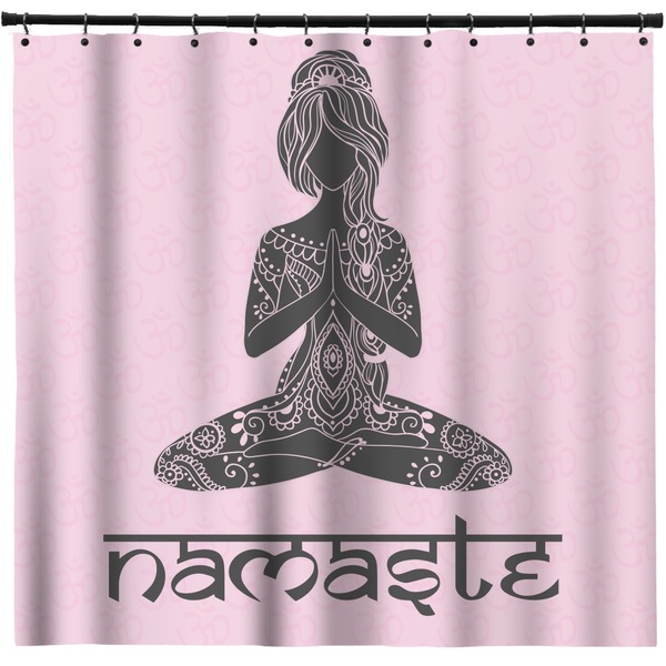 Custom Lotus Pose Shower Curtain - Custom Size (Personalized)