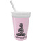 Lotus Pose Sippy Cup with Straw (Personalized)