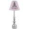 Lotus Pose Small Chandelier Lamp - LIFESTYLE (on candle stick)