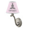 Lotus Pose Small Chandelier Lamp - LIFESTYLE (on wall lamp)