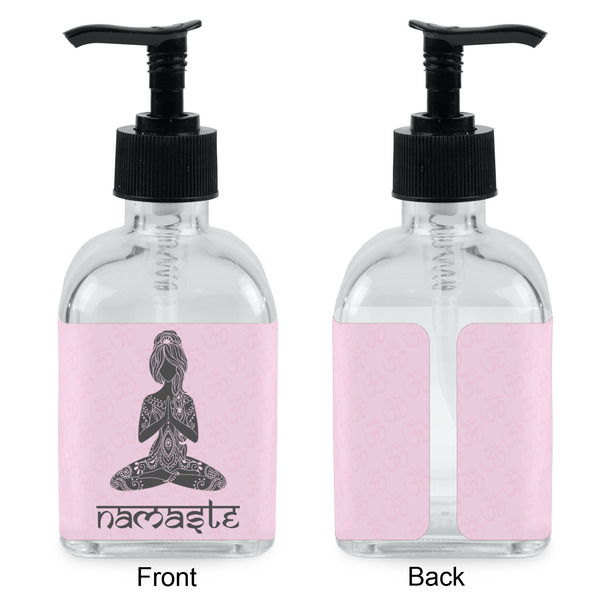 Lotus Pose Glass Soap/Lotion Dispenser - Approval