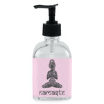 Lotus Pose Glass Soap & Lotion Bottle - Single Bottle