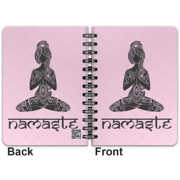 Lotus Pose Spiral Journal 5 x 7 - Apvl