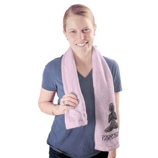 Lotus Pose Sport Towel - Exercise use - Model