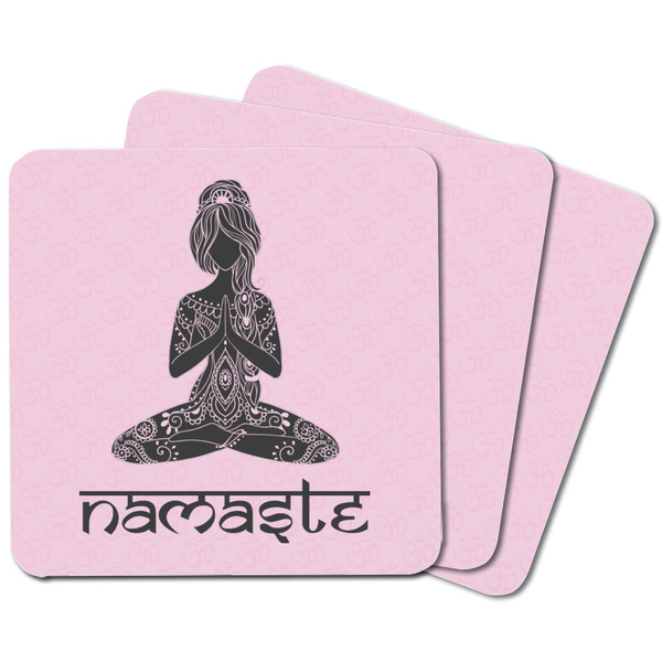 Lotus Pose Square Fridge Magnet - MAIN