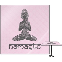 Lotus Pose Square Table Top - 24" (Personalized)