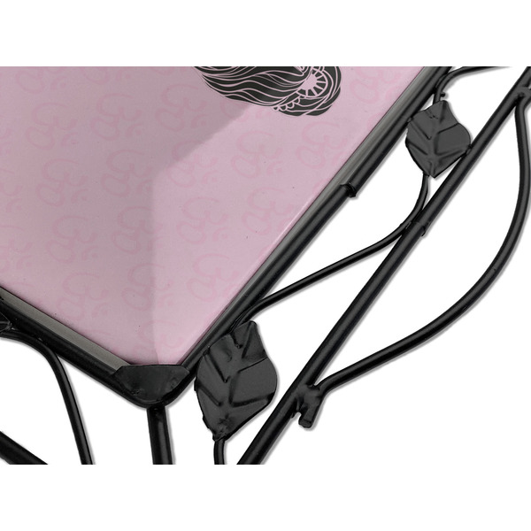 Lotus Pose Square Trivet - Detail