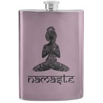 Lotus Pose Stainless Steel Flask (Personalized)