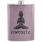 Lotus Pose Stainless Steel Flask (Personalized)
