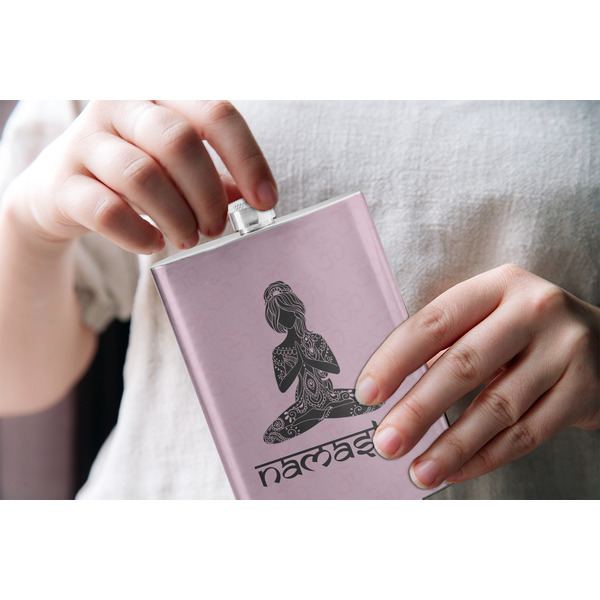 Lotus Pose Stainless Steel Flask - LIFESTYLE 1