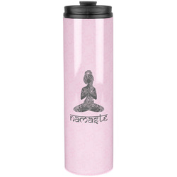 Lotus Pose Stainless Steel Skinny Tumbler - 20 oz