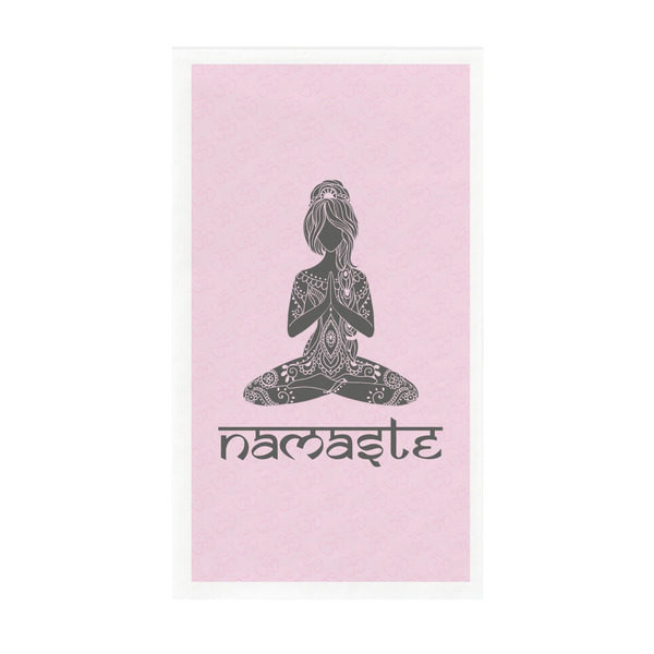 Custom Lotus Pose Guest Paper Towels - Full Color - Standard