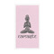 Lotus Pose Guest Paper Towels - Full Color - Standard