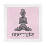 Lotus Pose Standard Decorative Napkins