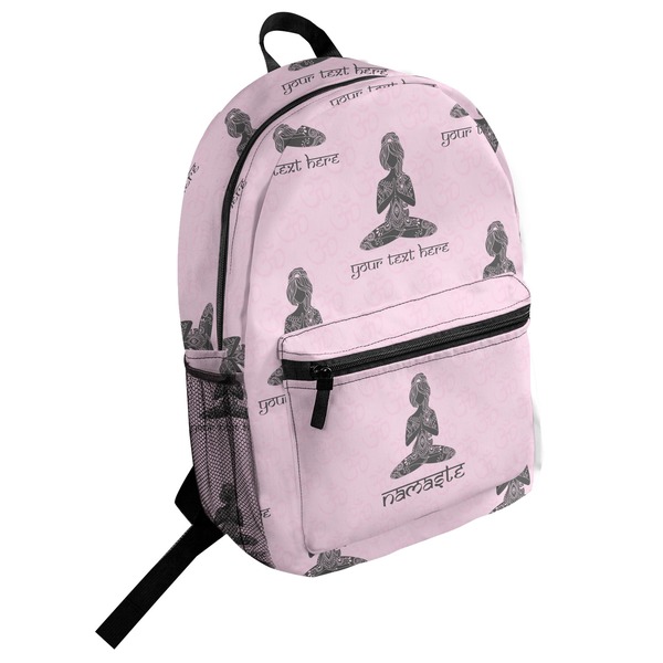 Custom Lotus Pose Student Backpack (Personalized)