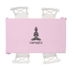 Lotus Pose Tablecloth - 58"x102" (Personalized)