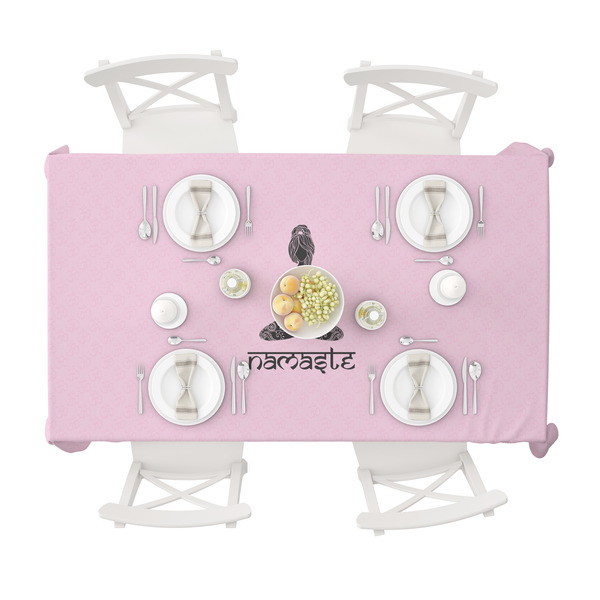 Lotus Pose Tablecloths (58"x102") - TOP VIEW