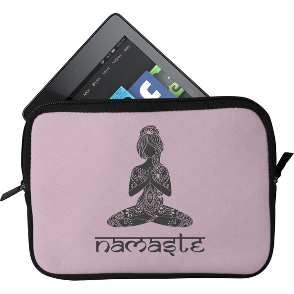 Custom Lotus Pose Tablet Case / Sleeve - Small (Personalized)