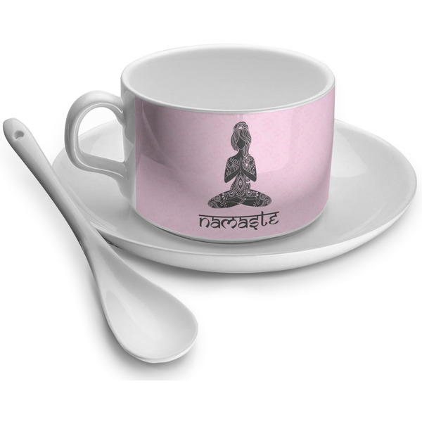 Custom Lotus Pose Tea Cup - Single (Personalized)
