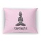 Lotus Pose Throw Pillow (Rectangular - 12x16)