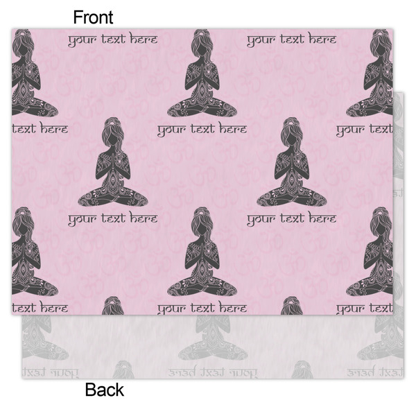 Lotus Pose Tissue Paper - Heavyweight - Medium - Front & Back