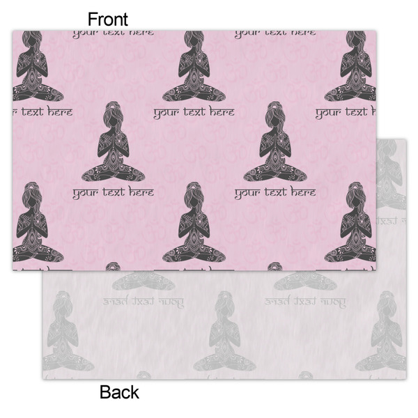Lotus Pose Tissue Paper - Heavyweight - Small - Front & Back