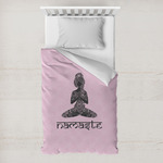 Lotus Pose Toddler Duvet Cover