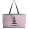 Lotus Pose Beach Totes Bag - w/ Black Handles