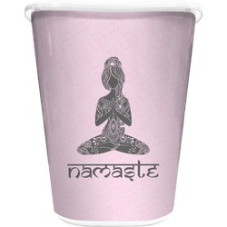 Lotus Pose Waste Basket (Personalized)