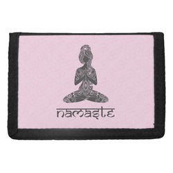 Lotus Pose Trifold Wallet (Personalized)
