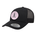 Lotus Pose Trucker Hat - Black