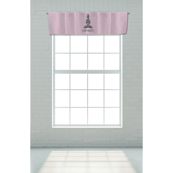Lotus Pose Valance - On window