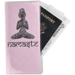 Lotus Pose Travel Document Holder