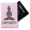 Lotus Pose Vinyl Passport Holder (Personalized)