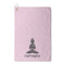 Lotus Pose Waffle Weave Golf Towel