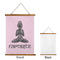 Lotus Pose Wall Hanging Tapestry - Portrait - APPROVAL