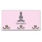 Lotus Pose Wall Mounted Coat Rack (Personalized)