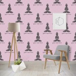 Lotus Pose Wallpaper & Surface Covering (Water Activated - Removable)