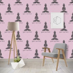 Lotus Pose Wallpaper & Surface Covering (Peel & Stick - Repositionable)