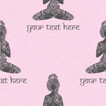 Lotus Pose Wallpaper & Surface Covering (Water Activated 24"x 24" Sample)