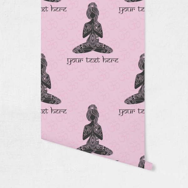 Lotus Pose Wallpaper on Wall