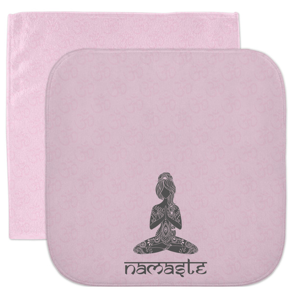Custom Lotus Pose Facecloth / Wash Cloth (Personalized)