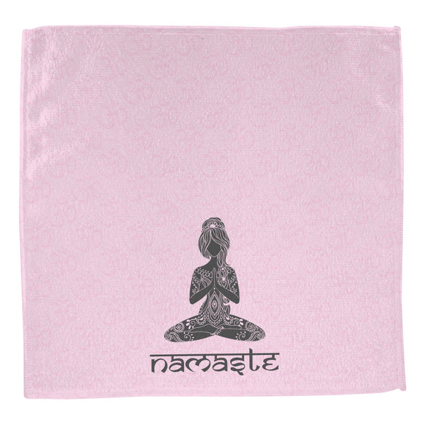 Lotus Pose Washcloth - Front - No Soap