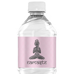 Lotus Pose Water Bottle Labels - Custom Sized