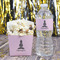 Lotus Pose Water Bottle Label - w/ Favor Box